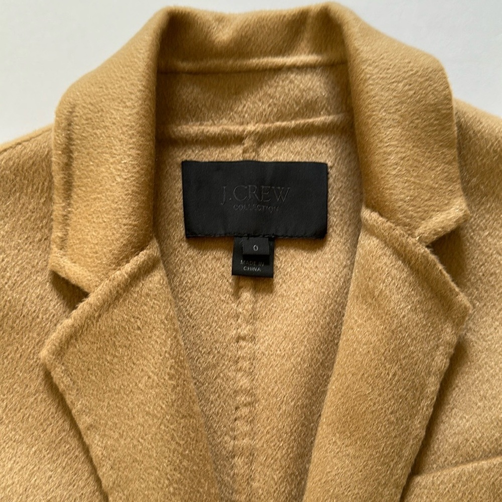 J. Crew Collection Double-Faced Cashmere Coat Topper - Picture 8 of 12